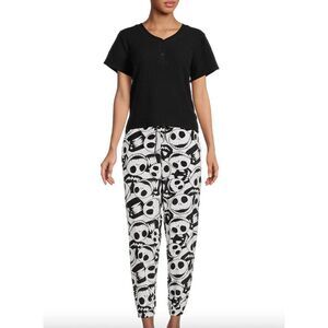 Disney's Nightmare Before Christmas Women's 2X PJ Bottoms Lounge Pants Velour